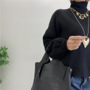 maglioncino a collo alto  caramella